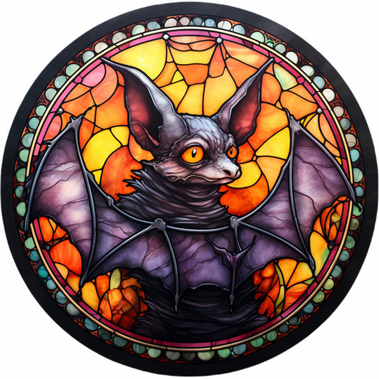 Diamond Painting - Full Round - halloween horror atmosphere glass art (30*30CM)