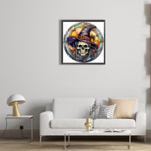 Load image into Gallery viewer, Diamond Painting - Full Round - halloween horror atmosphere glass art (30*30CM)
