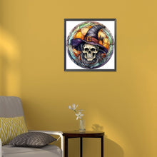 Load image into Gallery viewer, Diamond Painting - Full Round - halloween horror atmosphere glass art (30*30CM)
