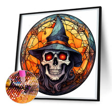 Load image into Gallery viewer, Diamond Painting - Full Round - halloween horror atmosphere glass art (30*30CM)
