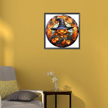 Load image into Gallery viewer, Diamond Painting - Full Round - halloween horror atmosphere glass art (30*30CM)
