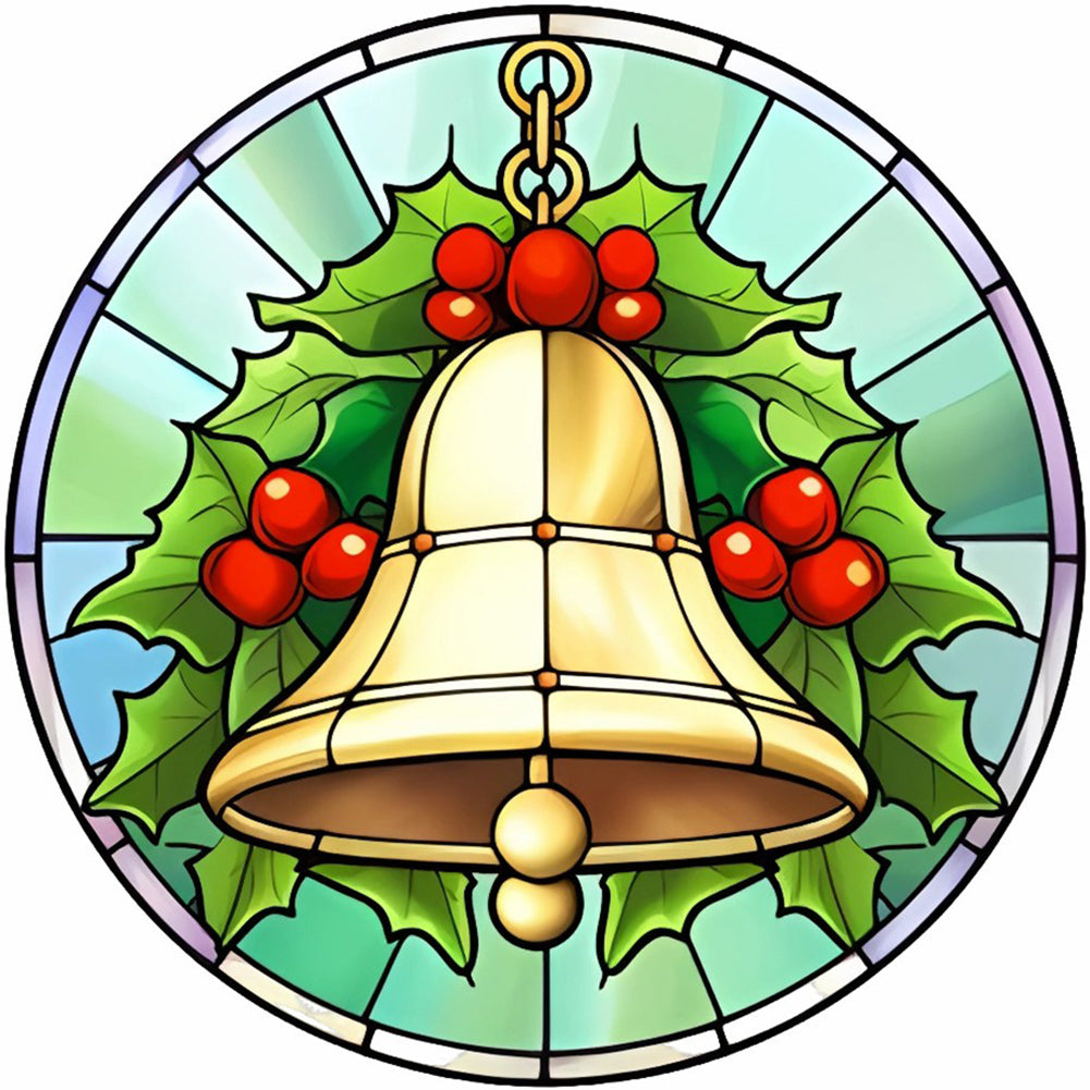 Diamond Painting - Full Round - christmas bells (30*30CM)