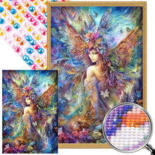 Load image into Gallery viewer, AB Diamond Painting - Full Round - butterfly fairy girl (40*60CM)
