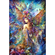 Load image into Gallery viewer, AB Diamond Painting - Full Round - butterfly fairy girl (40*60CM)
