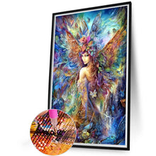 Load image into Gallery viewer, AB Diamond Painting - Full Round - butterfly fairy girl (40*60CM)
