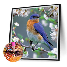 Load image into Gallery viewer, Diamond Painting - Full Round - blue bird (30*30CM)
