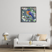 Load image into Gallery viewer, Diamond Painting - Full Round - blue bird (30*30CM)
