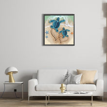 Load image into Gallery viewer, Diamond Painting - Full Round - beach turtle (30*30CM)
