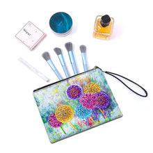 Load image into Gallery viewer, Partial Shaped Drill DIY Diamond Painting Bag with Zipper Diamond Leather Clutch
