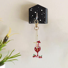 Load image into Gallery viewer, Double Sided Diamond Art Keychains Pendant DIY Shaped Drill Diamond Art Ornament
