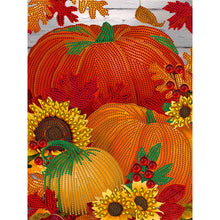 Load image into Gallery viewer, Diamond Painting - Partial Special Shaped - Thanksgiving Pumpkin Herbs (30*40CM)
