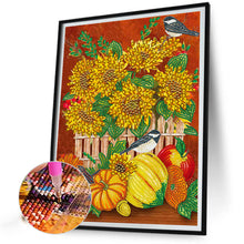 Load image into Gallery viewer, Diamond Painting - Partial Special Shaped - Thanksgiving Pumpkin Herbs (30*40CM)
