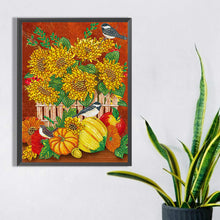 Load image into Gallery viewer, Diamond Painting - Partial Special Shaped - Thanksgiving Pumpkin Herbs (30*40CM)
