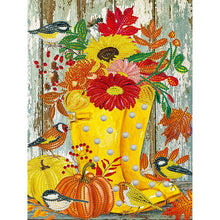 Load image into Gallery viewer, Diamond Painting - Partial Special Shaped - Thanksgiving Pumpkin Herbs (30*40CM)
