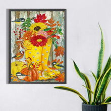 Load image into Gallery viewer, Diamond Painting - Partial Special Shaped - Thanksgiving Pumpkin Herbs (30*40CM)
