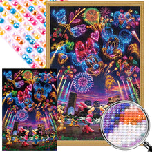 Load image into Gallery viewer, AB Diamond Painting - Full Round - disney fireworks (40*60CM)
