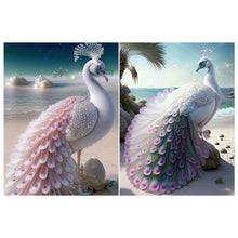 Load image into Gallery viewer, 2pcs Diamond Painting Set - gorgeous peacock (30*40CM)
