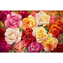 Load image into Gallery viewer, Diamond Painting - Full Round - rose field (60*40CM)
