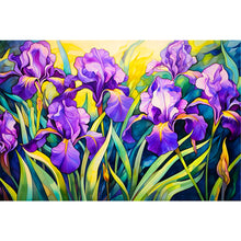 Load image into Gallery viewer, Diamond Painting - Full Round - iris field (60*40CM)
