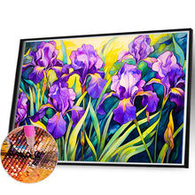 Load image into Gallery viewer, Diamond Painting - Full Round - iris field (60*40CM)
