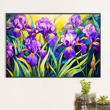 Load image into Gallery viewer, Diamond Painting - Full Round - iris field (60*40CM)
