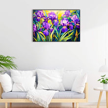 Load image into Gallery viewer, Diamond Painting - Full Round - iris field (60*40CM)
