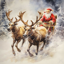 Load image into Gallery viewer, Diamond Painting - Full Round - Santa Claus (30*30CM)
