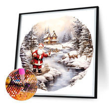 Load image into Gallery viewer, Diamond Painting - Full Round - Santa in the snow (30*30CM)
