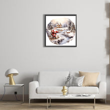 Load image into Gallery viewer, Diamond Painting - Full Round - Santa in the snow (30*30CM)
