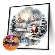 Load image into Gallery viewer, Diamond Painting - Full Round - Santa in the snow (30*30CM)
