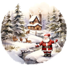 Load image into Gallery viewer, Diamond Painting - Full Round - Santa in the snow (30*30CM)
