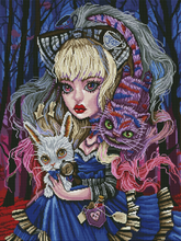 Load image into Gallery viewer, Diamond Painting - Full Round - horror goth doll disney alice (30*40CM)
