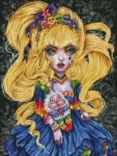 Load image into Gallery viewer, Diamond Painting - Full Round - horror goth doll disney alice (30*40CM)
