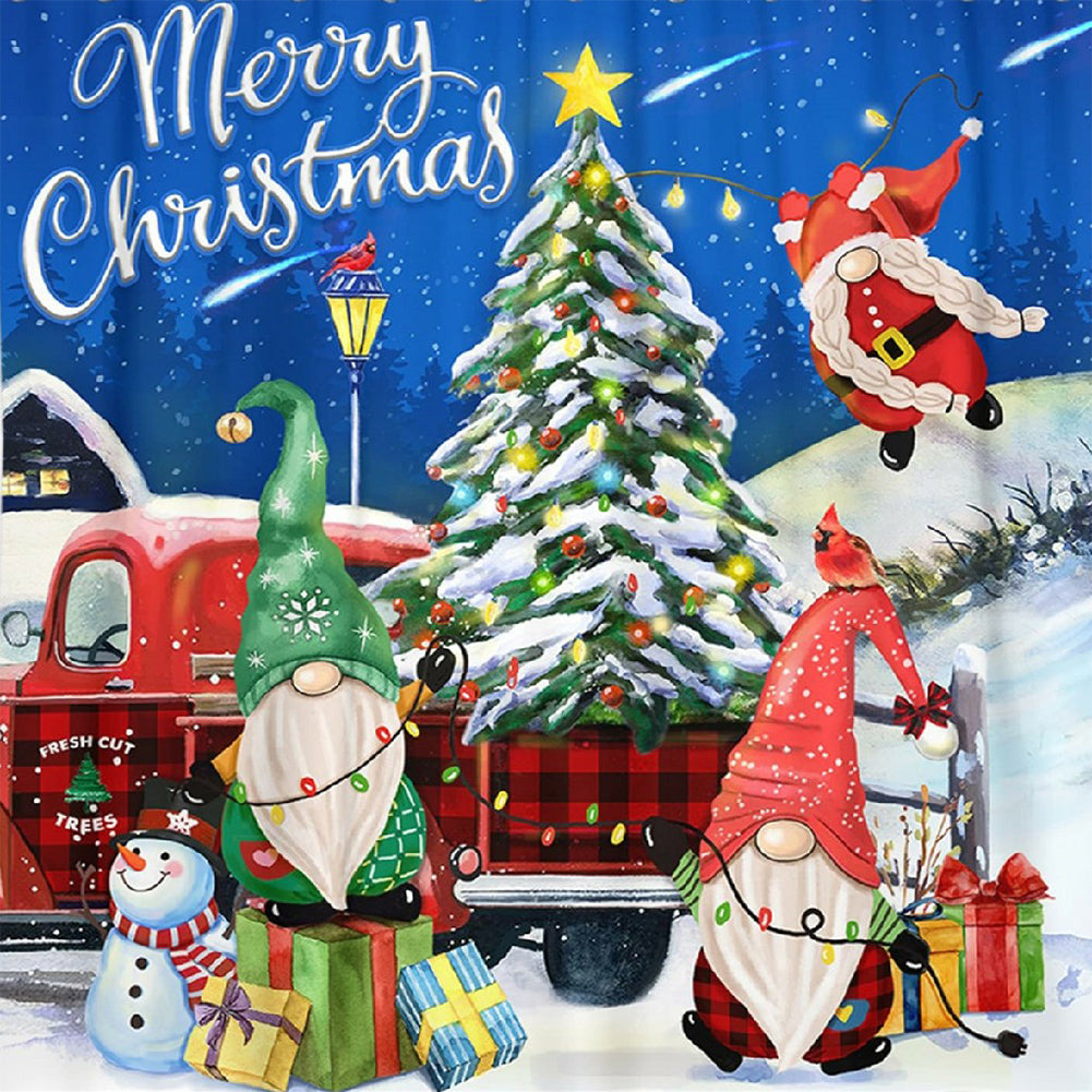 Diamond Painting - Full Round - christmas snow (30*30CM)