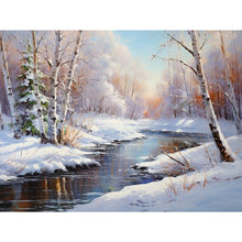 Load image into Gallery viewer, Diamond Painting - Full Round - snow mountain (40*30CM)
