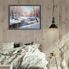 Load image into Gallery viewer, Diamond Painting - Full Round - snow mountain (40*30CM)
