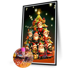 Load image into Gallery viewer, Diamond Painting - Full Round - santa christmas tree (40*60CM)
