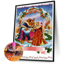Load image into Gallery viewer, AB Diamond Painting - Full Square - beauty and the beast (30*40CM)
