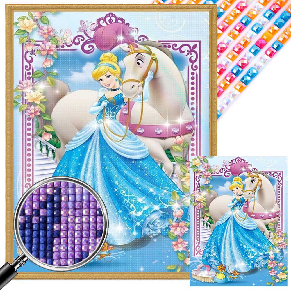 AB Diamond Painting - Full Square - cinderella (30*40CM)