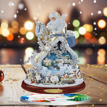 Load image into Gallery viewer, 5D DIY Santa Claus Diamond Kit Christmas Ornament Xmas Tree Diamond Painting Kit
