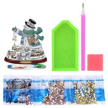 Load image into Gallery viewer, 5D DIY Santa Claus Diamond Kit Christmas Ornament Xmas Tree Diamond Painting Kit
