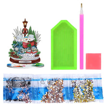 Load image into Gallery viewer, 5D DIY Santa Claus Diamond Kit Christmas Ornament Xmas Tree Diamond Painting Kit
