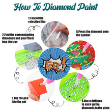 Load image into Gallery viewer, 8PCS Diamond Painting Art Coaster Kits Vivid Butterfly with Holder Special Shape
