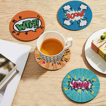 Load image into Gallery viewer, 8PCS Diamond Painting Art Coaster Kits Vivid Butterfly with Holder Special Shape
