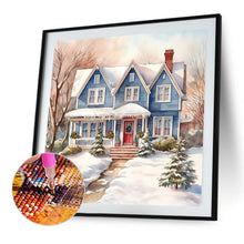 Load image into Gallery viewer, Diamond Painting - Full Round - winter snow street (40*40CM)
