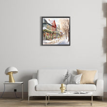 Load image into Gallery viewer, Diamond Painting - Full Round - winter snow street (40*40CM)
