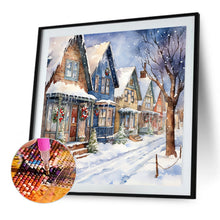 Load image into Gallery viewer, Diamond Painting - Full Round - winter snow street (40*40CM)
