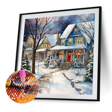 Load image into Gallery viewer, Diamond Painting - Full Round - winter snow street (40*40CM)

