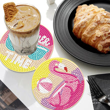 Load image into Gallery viewer, 6PCS Diamond Painting Art Coasters with Holder Wooden (Beach Holiday)
