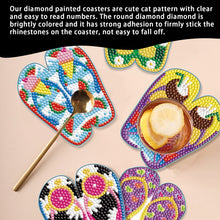 Load image into Gallery viewer, 6PCS Diamond Painting Art Coasters with Holder Wooden (Beach Holiday)

